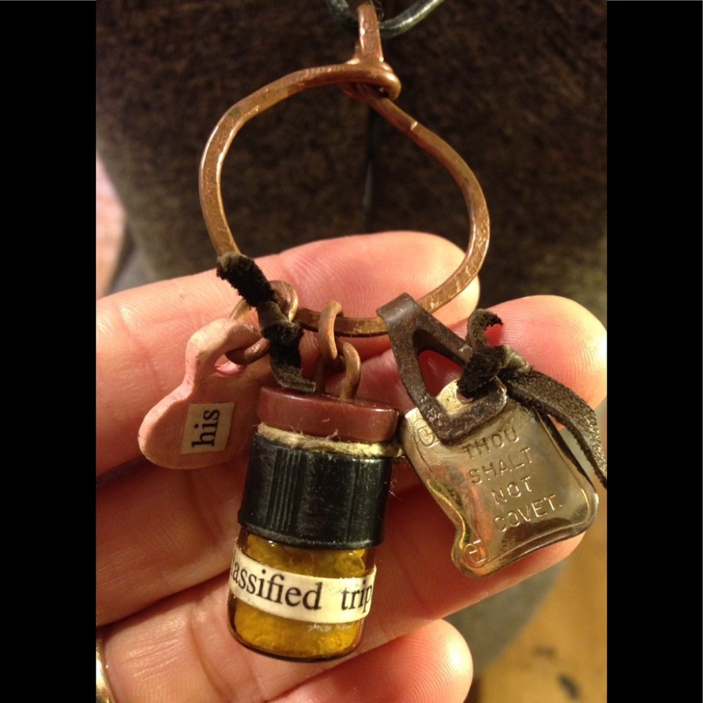 One of a kind essential oil necklace